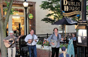 A StreetLife performance by Kul d'Sack, with John Leccese, Richard Morris and Jim Willis at the Dublin House. Not pictured, Chris Jannuzzi.