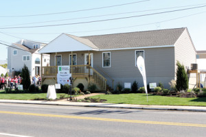  The new Morris home on Ocean Avenue in Sea Bright. “They have been wonderful, they have been with us from the start,” Leslie Morris said about Habitat for Humanity. 