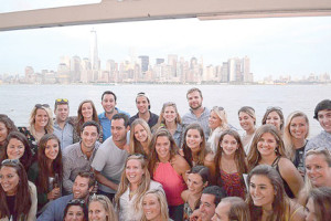 : Friends and family members attend an event at the Manhattan Sailing Club that raised more than $10,000 to fund a scholarship program in honor of the late Kelly Anne Gordon.