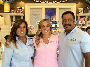 Nothing Bundt Cakes owners Maria, Carly and Bill Lewis