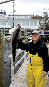 Head 50/50 guy Tony Santoro actually caught a fish too!