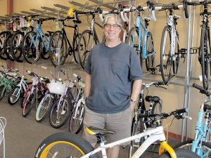 Cliff Wittenberg owner and operator of Bike Haven in Fair Haven.