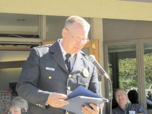 Middletown Police Chief R. Craig Weber spoke at the Unitarian Universalist Congregation of Monmouth County on Sunday as part of congregation’s program and rally for the Black Lives Matter civil rights group.