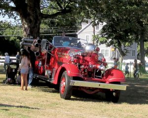 The Port Monmouth Fire Company displayed its 1947 Ahrens-Fox pumper truck at Middletown Day.