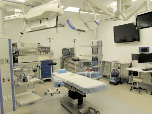 The new Memorial Sloan Kettering outpatient cancer treatment center in Middletown has a number of operating rooms that will allow for day-stay surgical procedures. Photo courtesy of Christina Johnson