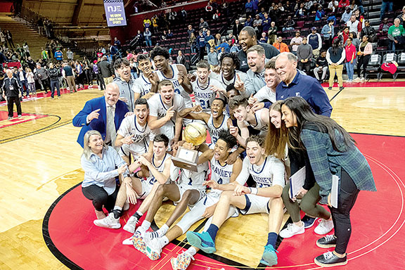 Ranney became the first Shore Conference team to win a Tournament of Champions boys title after a 67-63 win over Bergen Catholic Sunday at Rutgers University.