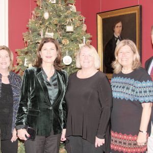 01/17/19, Taylor-Butler House Hosted "Mistletoe" Event For Monmouth County Historical Association, Middletown, NJ, Vera Hough, Linda Bricker, Claire Knopf, Liz Thees, Kathy Jones, Dr. Chuck Jones