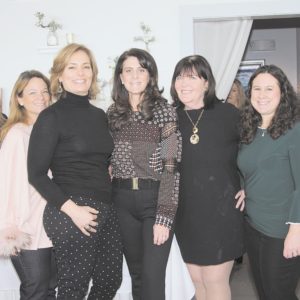 02/07/19, Red Bank Regional But Backer Foundation Presented "Snowflakes and Sandcastles" Luncheon, McLoone’s Pier House, Long Branch, Michelle Luca, Judy Noglows, Stacey Persico, Annie Swartz, Donna Loftus, Tricia Dugan, Teresa Hottmann