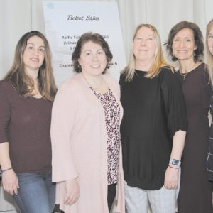 02/07/19, Red Bank Regional But Backer Foundation Presented "Snowflakes and Sandcastles" Luncheon, McLoone’s Pier House, Long Branch, Mary Beth Ostrowski, Valerie Costic, Lu White, Peggy Mercereau, Jessica Munley, Jenn DeVitto