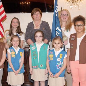 03/28/19, Girl Scouts Of The Jersey Shore Held Women Of Distinction And Community Partners Gala, Eagle Oaks Golf and Country Club, Farmingdale, NJ, Eileen Higgins, Color Guard