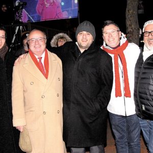 01/03/19, Holiday Happenings With Holiday Express, Count Basie Center for the Arts, Red Bank, NJ, Ho Shin, Mayor Pasquale Menna, Hazim Yassim, Ed Zipprich, JP Nicolaides