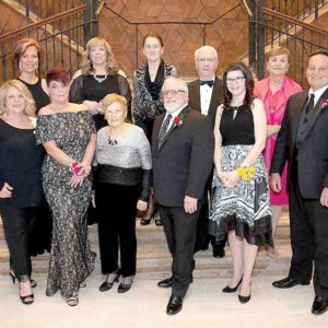 04/18/19, LADACIN Network Held 38th Annual Rosebud Gala Dinner Dance, Sheraton Eatontown Hotel, NJ, Bonnie Hogan, Marlene Bell, Jean Catlin, Victor Sbailo, Margaret Winkelman, Tom Hayes, Kathy Vivona, Donna Macaluso, Rosemary Collopy, William P. Collopy, Marian Hartnett