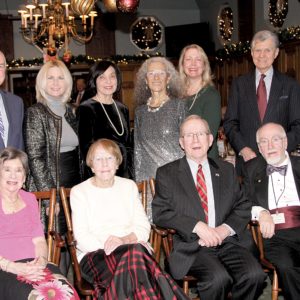 01/17/19, English Speaking Union Held Seventh Annual Traditional Christmas Dinner, Rumson Country Club, Rumson, NJ, Meta Wyndrum, Shelly Kennedy, Ralph Wyndrum, Harry Brady, Ron Brown, Pat Farley, Shirley Adler, Janet Smuga, Vicki Schmelzer, Jean Paul Elard