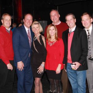 01/25/18, Count Basie Theatre's Annual Holiday Party Was Held On Theater Stage, Red Bank, NJ, Tom Widener, Richard Spengler, Mitch Ansell, Carol Stillwell, Beth Gianotto, Michael Parent, Craig Cummings, David Springsteen, Ed Zipprich