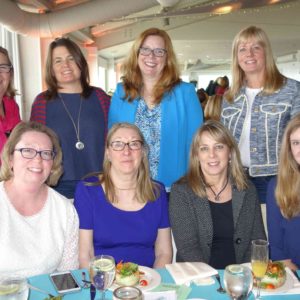 02/15/18, Red Bank Regional Buc Backer Foundation Held Annual Ladies Luncheon, McLoone’s Pier House, Long Branch, NJ, Billie McNally, Gretchen O’Kane, Claire Harbeck Izzo, Mary Chamberlain, Mary Beth Ostrowski, Peggy Mercereau, Jennie Kralyevich, Jennifer Devitto