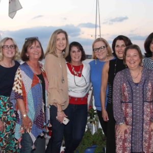 10/18/18, Monmouth Museum's Sunset Fiesta On The River, Shrewsbury Sailing and Yacht Club, Oceanport, NJ, Holly Lyttle, Jan Kent, Gail VanWinkle, Jane Cozzolino, Kelly Zweig, Tracy Ferry, Rosemary Knowlton, Laura Wallach, Laura Oncea