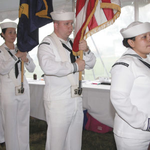 07/11/19, JERSEY SHORE PARTNERSHIP’S SUMMER CELEBRATION AT SANDY HOOK, Fort Hancock, Sandy Hook, NJ, The color guard