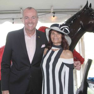 05/16/19, 16th Annual Kentucky Derby Day Celebration Will Benefit Monmouth Park Charity Fund, Oceanport, NJ, Phil Murphy, Robin Klein