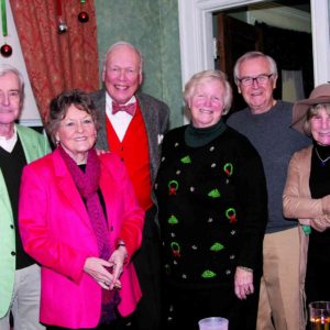 01/18/18, Sandy Hook Foundation's Holiday Celebration At Fort Hancock History House, Sandy Hook, NJ, Paul Kenney, Mary Jo Kenney, Bob Barrett, Barbara Carton-Riker, George Whitelaw, Joey Parsons