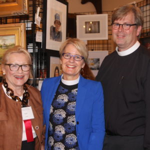09/13/18, Canterbury Art Show: Meet The Artists Reception And Preview Party, St. George’s-by-the-River Church, Rumson, NJ, Coni Lefferts, Rev. Ophelia Laughlin, Rev. Jeff Roy