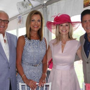 05/24/18, Monmouth Park Charity Fund's 15th Annual Kentucky Derby Day Celebration, Blu Grotto Outdoor Garden, Monmouth Park Racetrack, NJ, Paul Sansone, Enilda Sansone, Denise Monello, Mario Monello