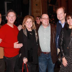 01/25/18, Count Basie Theatre's Annual Holiday Party Was Held On Theater Stage, Red Bank, NJ, JP Nicolaides, Ed Zipprich, Margaret Mass, James Scavone, Tom Widener, Janet Widener