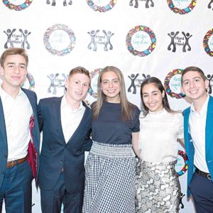 08/01/19, Annual Hand in Hand Tribute Dinner Honored Teens Making a Difference, Two River Theater, Red Bank, NJ, Sam Elbaum, Daniel Massry, Michelle Saka, Cerice Rishty, Eli Mizrach