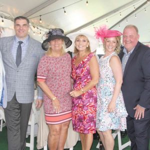05/16/19, 16th Annual Kentucky Derby Day Celebration Will Benefit Monmouth Park Charity Fund, Oceanport, NJ, Jeremy Grunin, Joe Leone Introna, Gina Petillo, Kim Guadagno, Lauren Holman, Bob Brown, Maria Farhat Tanzola