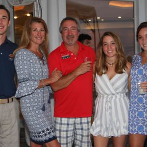 07/12/18, Family Fireworks On The Navesink Lit Up The Red Bank Sky To Benefit Riverview Medical Center, NJ, Hilary DiPiero, Joe Kyrillos, Susan Kyrillos, Peter Henderson, Dr. Michael Lospinuso, Bob Garrett, Dylan Lloyd