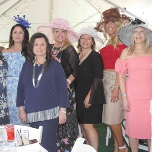 05/16/19, 16th Annual Kentucky Derby Day Celebration Will Benefit Monmouth Park Charity Fund, Oceanport, NJ, Maria Sorensen, Jamie Ferlanti, MaryAnn Larkin, Linda Sirico, Margaret Hernandez, Maria Importico, Janice Troiano, Carol Stillwell