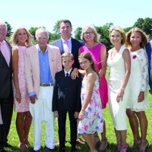 08/02/18, Leon Hess Cancer Center Council Hosted 23rd Annual Power Of Pink Luncheon, Hartshorne Mansion, Little Silver, NJ, Fallon Mihalow, Brig. Gen. Pete Dawkins, Ann Unterberg, Tom Unterberg, Joe Mihalow, Noel Dawkins-Mihalow, Amy Robach, Tara Kelly, Bill Arnold, Lennan Mihalow, Finn Mihalow