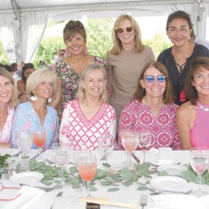 08/01/19, ANNUAL POWER OF PINK LUNCHEON WILL BENEFIT LEON HESS CANCER CENTER, Rumson, NJ, Julie Gilbertson, Ann Hawley, Mary Brodsky, Jane Wenning, Eileen O’Hern Luby, Pari Harrison, Sheila Ehrenberg, Siran Sahakian