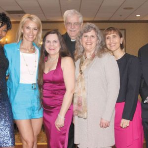 05/09/19, Family Promise Held "Promise Of Spring" Gala, Jumping Brook Country Club, Neptune, NJ, Christine Love, Jessica Stepanski, Elaine Young, Fr. David Henritzy, Wendy Carafano, Lynne Ciliento, Mike Meriton