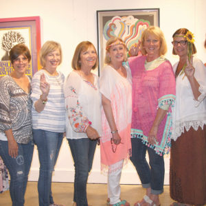 07/18/19, MONMOUTH MUSEUM CELEBRATES WOODSTOCK’S 50TH ANNIVERSARY AND THE SUMMER OF LOVE, Monmouth Museum, Lincroft, NJ, Catherine Clark, Helen Brown, Carole Costell, Gail Van Winkle, Jan Kent, Suzanne Biga, Sue Juncosa, Cathy Mustaciuolo