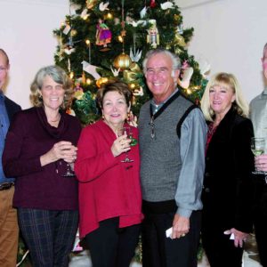 01/18/18, Monmouth Museum's Wine Club Holiday Celebration, Lincroft, NJ, Bob Fleischner, Jean Fleischner, Marianne Ficarra, Bob Ficarra, Robin Fitzmaurice, Jim Fitzmaurice