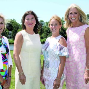 08/02/18, Leon Hess Cancer Center Council Hosted 23rd Annual Power Of Pink Luncheon, Hartshorne Mansion, Little Silver, NJ, Terry Ingram, Claire Knopf, Terri Klein, Ann Unterberg