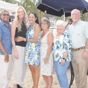 08/15/19, BEACH BASH BENEFITTED CPC BEHAVIORAL HEALTHCARE, Edgewater Beach and Cabana Club, Sea Bright, NJ, Dr. Moustafa Shafey, Nancy Barone, Charlene Vitale, Joanne Iantosca, Debbie Gribbin, Valerie MacPhee, John Gribbin, Joe Iantosca