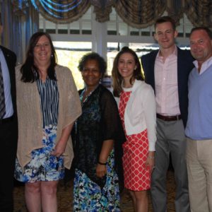 04/26/18, United Way Of Monmouth And Ocean County's 50th Anniversary Gala, Eagle Oaks Golf and Country Club, Farmingdale, NJ, Doug Eagles, Stephanie Ferrier, Gwen Love, Emily McEvily, Brian McEvily, Chip Craig