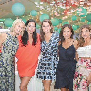 10/17/19, BEACH BALL BENEFITTED VNACJ’S CHILDREN AND FAMILY HEALTH INSTITUTE, Chapel Beach Club, Sea Bright, NJ, Marlena Redling, Megan Del Priore, Denise McEvilly, Allison Cea, Tiziana Ziman