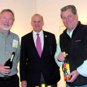01/18/18, Monmouth Museum's Wine Club Holiday Celebration, Lincroft, NJ, Stan Cain, Jerry St. Cyr, Bob Barry