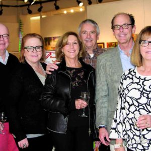 01/18/18, Monmouth Museum's Wine Club Holiday Celebration, Lincroft, NJ, Bill Ferry, Tracy Ferry, Louise Hall, Larry Hall, Stuart VanWinkle, Gail VanWinkle
