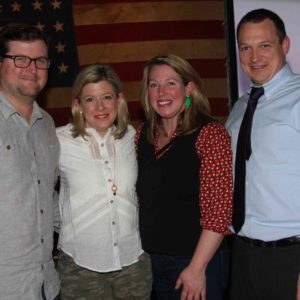03/01/18, Horizon Kicks Off Basketball Tournament: "Albert E. Martin Jr. Hoops For Horizons", Surf, Rumson, NJ, Dennis Devine, Erica Suehr, Michelle McGlynn, Joe Suehr