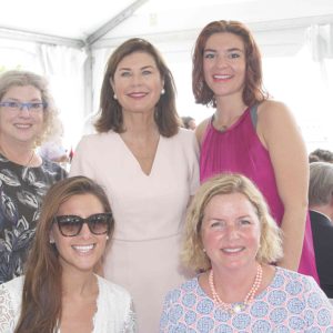 08/01/19, ANNUAL POWER OF PINK LUNCHEON WILL BENEFIT LEON HESS CANCER CENTER, Rumson, NJ, Catherine Knopf Romano, Kathy McErlean, Bonnie Klein, Claire Knopf, Sarah Branch Klein