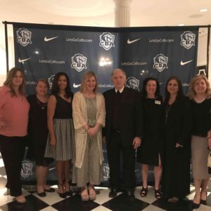 05/03/18, 30th Annual Christian Brothers Academy's Mother & Son Dinner Was A Sold Out Success, Addison Park, Aberdeen, NJ, Courtesy CBA, Stacey Krall, Wendy Miller, Judy Lentini, Kim Willemstyn, Brother Frank Byrne, Elizabeth Aguilar, Marie Hack, Sherilyn Przelomski, Kristine Kayser