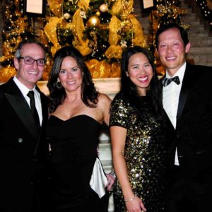 01/04/18, Monmouth University Holiday Ball Will Benefit Scholarship Fund, Wilson Hall, West Long Branch, NJ, Bob McCaig, Grace Hanlon, Eileen Lin, Dean Lin