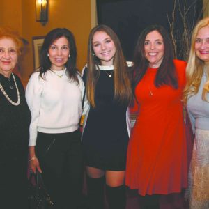 12/06/18, Junior League Of Monmouth County Held Annual Women Making A Difference Luncheon, Navesink Country Club, Middletown, NJ, Annette Basri, Margie Gittleman, Sage Basri, Nancy Basri, Carole Basri