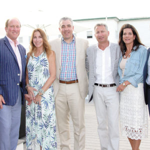 07/04/19, VISITING NURSE ASSOCIATION HEALTH GROUP’S BEACH BALL KICKOFF EVENT, Chapel Beach Club, Sea Bright, NJ, Dr. Steven Landers, Carley Ansell, Mitch Ansell, Mary Ansell, Brian Ansell, Debbie Ansell, Richard Ansell
