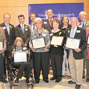 06/27/19, PHILANTHROPIC HAPPENINGS AT LUNCH BREAK, OceanFirst Bank, Red Bank, NJ, Danny Murphy, Dr. Larry Sykoff, Evan Woska, Dr. Scott Woska, Dr. David Lessing, Joyce Quinn, David Hinton, Shirley Parker, June West, Peg Rizzo, Don Burden, Bonnie Featherstone-Johnson