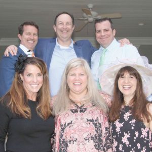 05/16/19, RFH Touchdown Club's 7th Annual Kentucky Derby Fundraising Party, Rumson, NJ, Suzanne Lizotte, Paige McCann, Danielle Gasparini, Jim Lizotte, Dave McCann, Bob Gasparini