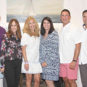 08/22/19, RFH TOUCHDOWN CLUB’S ANNUAL KEN SWAIN BULLDAWG COCKTAIL PARTY, Rumson Country Club, Rumson, NJ, Jim Shaud, Lisa Waters, Annie McGinty, Debra Gulick, Chris Lanzalotto, Anthony Leland